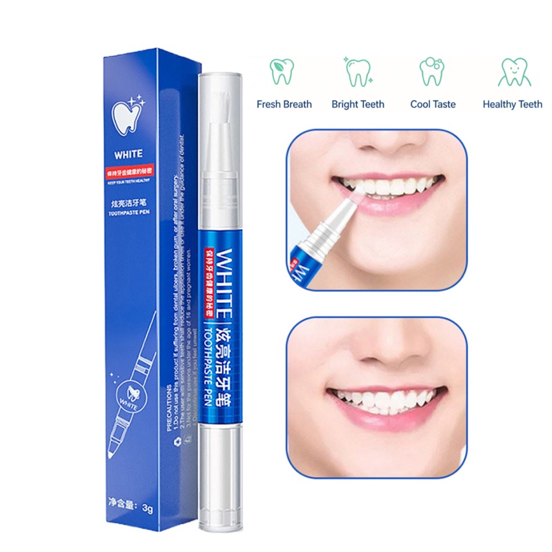 Whitening Pen Bleach - Tandenbleekpen Professionele Tandenbleekgel Verwijdert Koffie- en