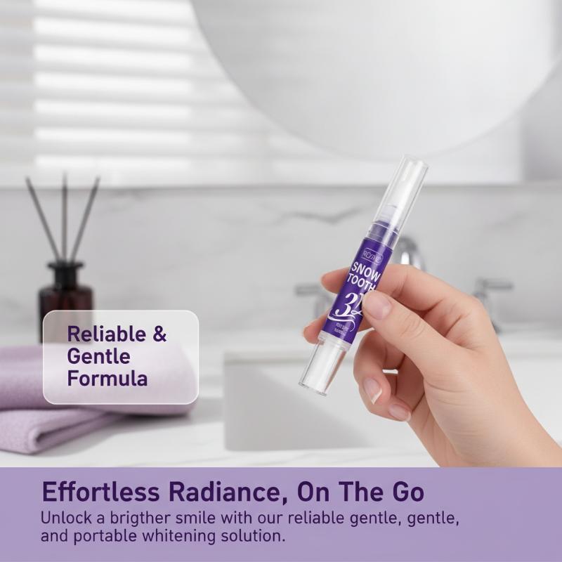 Whitening Pen Bleach - Draagbare tandenbleekpen verwijdert tandplakvlekken, tandbleekmiddel, frisse