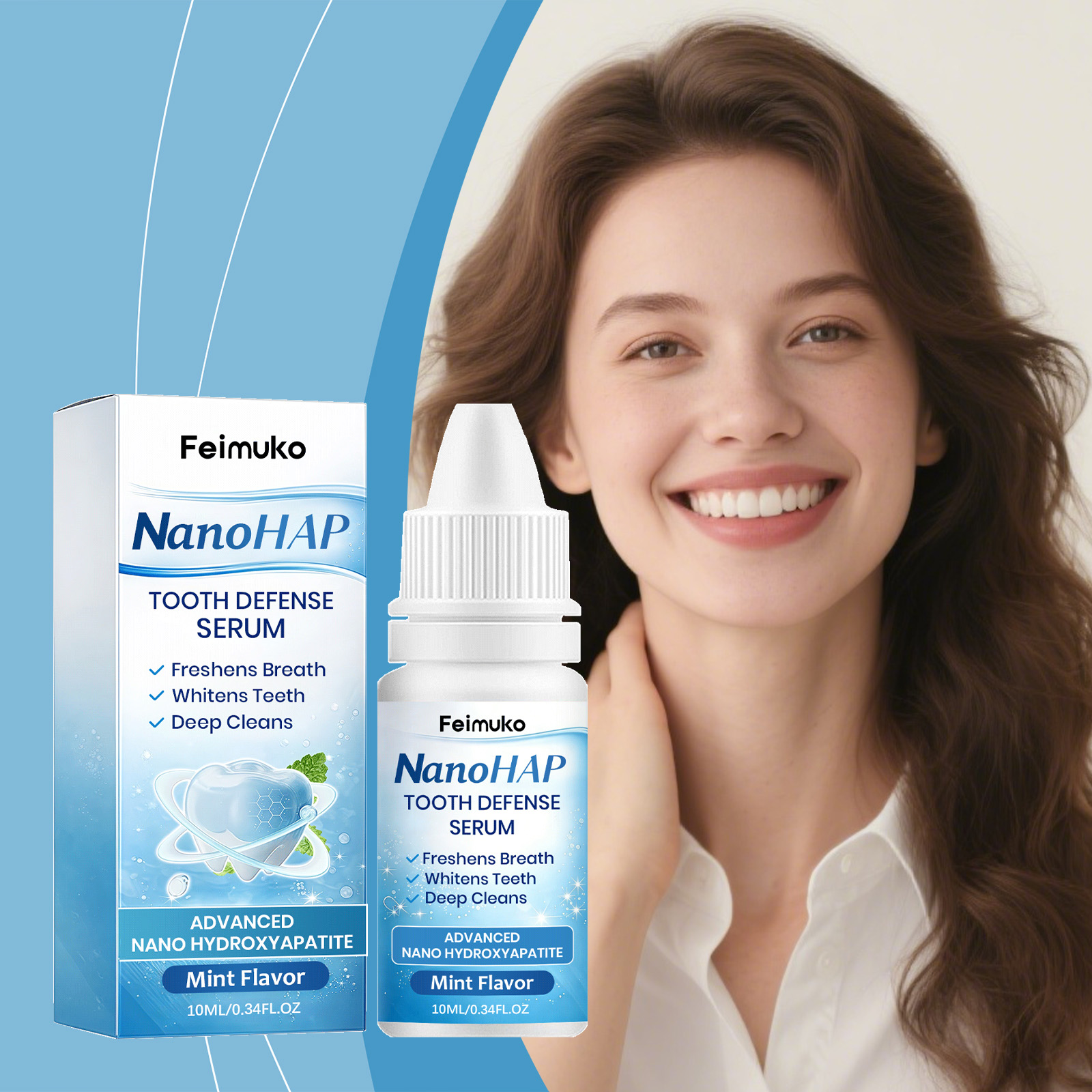 Enamel Repair Serum - Feimuko Tandverzorging Essentie Vloeistof Remineraliserende Emaille