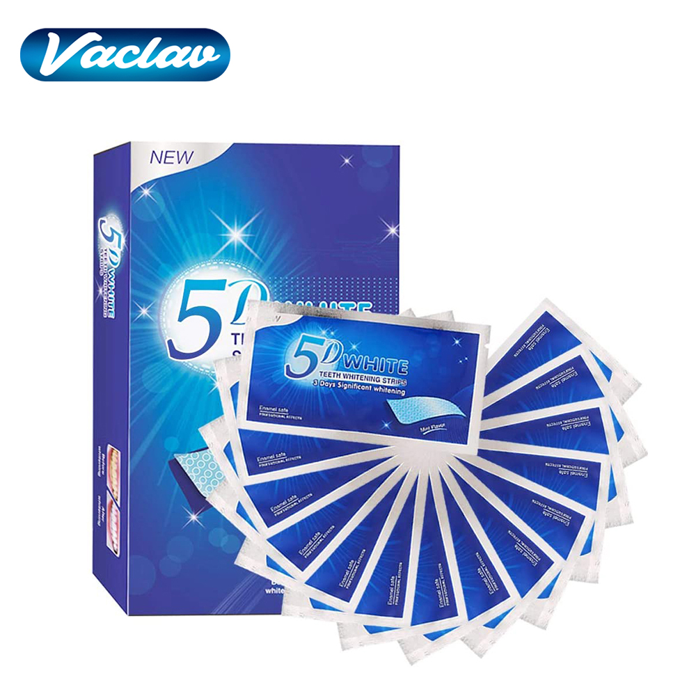 Teeth Whitening In Office - 5D Witmakende Tandstrips, Whitening Gel, Witmakende