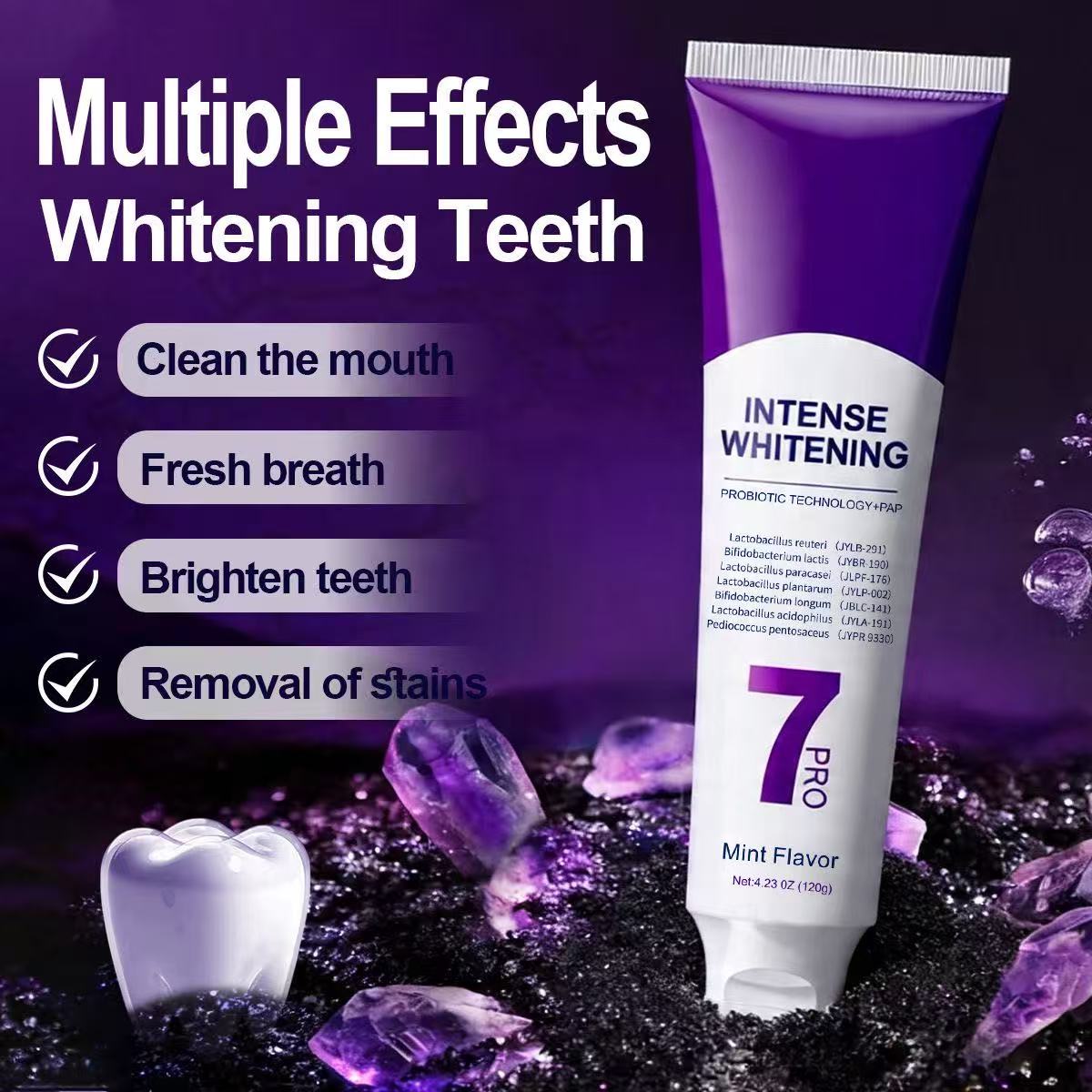 7-Pro Probiotische Whitening T - Teeth Whitening Treatment recensie en prijs