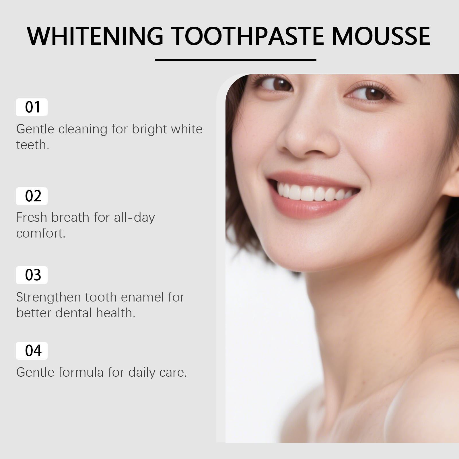 Hydroxyapatiet Tandpasta's voo - Teeth Whitening Foam Toothpaste recensie en prijs