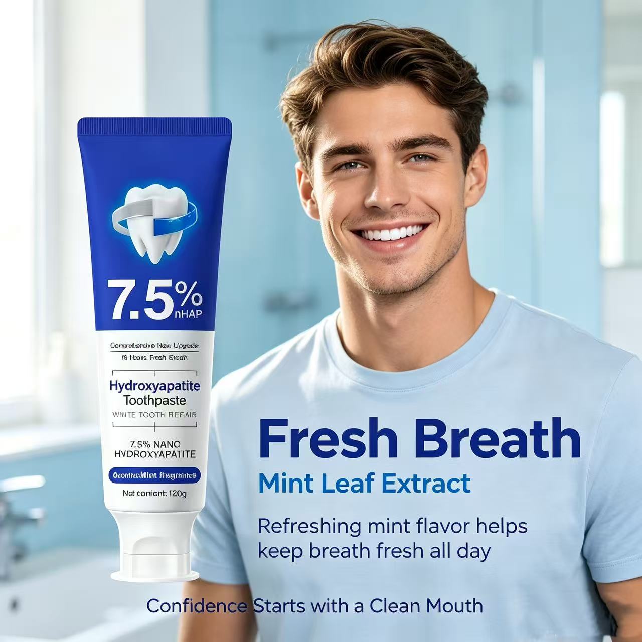 7,5% Nano Hydroxyapatiet Tandp - Teeth Whitening Treatment recensie en prijs