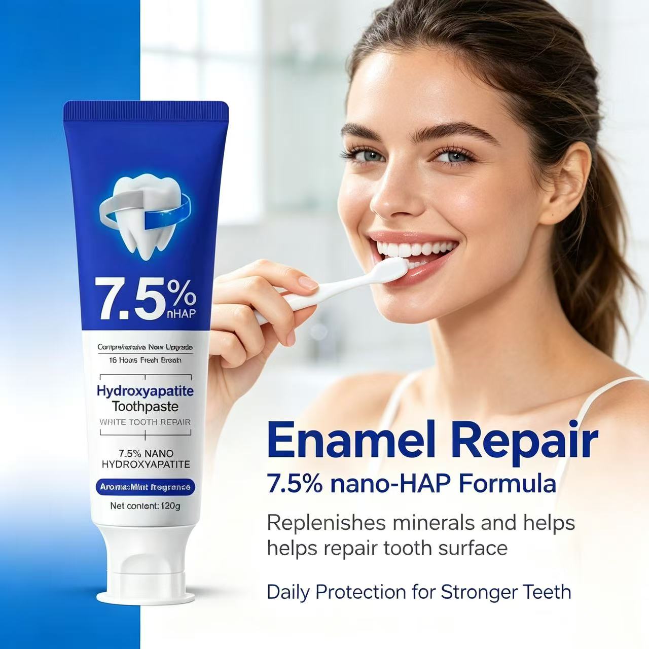 7,5% Nano Hydroxyapatiet Tandp - Teeth Whitening Treatment recensie en prijs