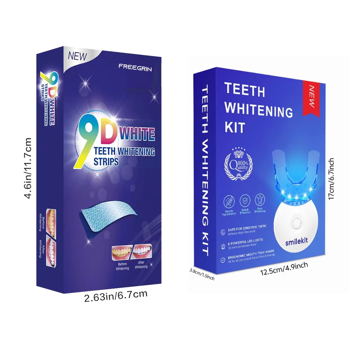 Tandenbleekset - 5X LED-licht  - Teeth Whitening Cream recensie en prijs