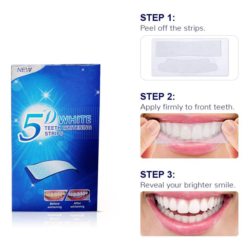 5D Witmakende Tandstrips, Whit - Teeth Whitening In Office recensie en prijs