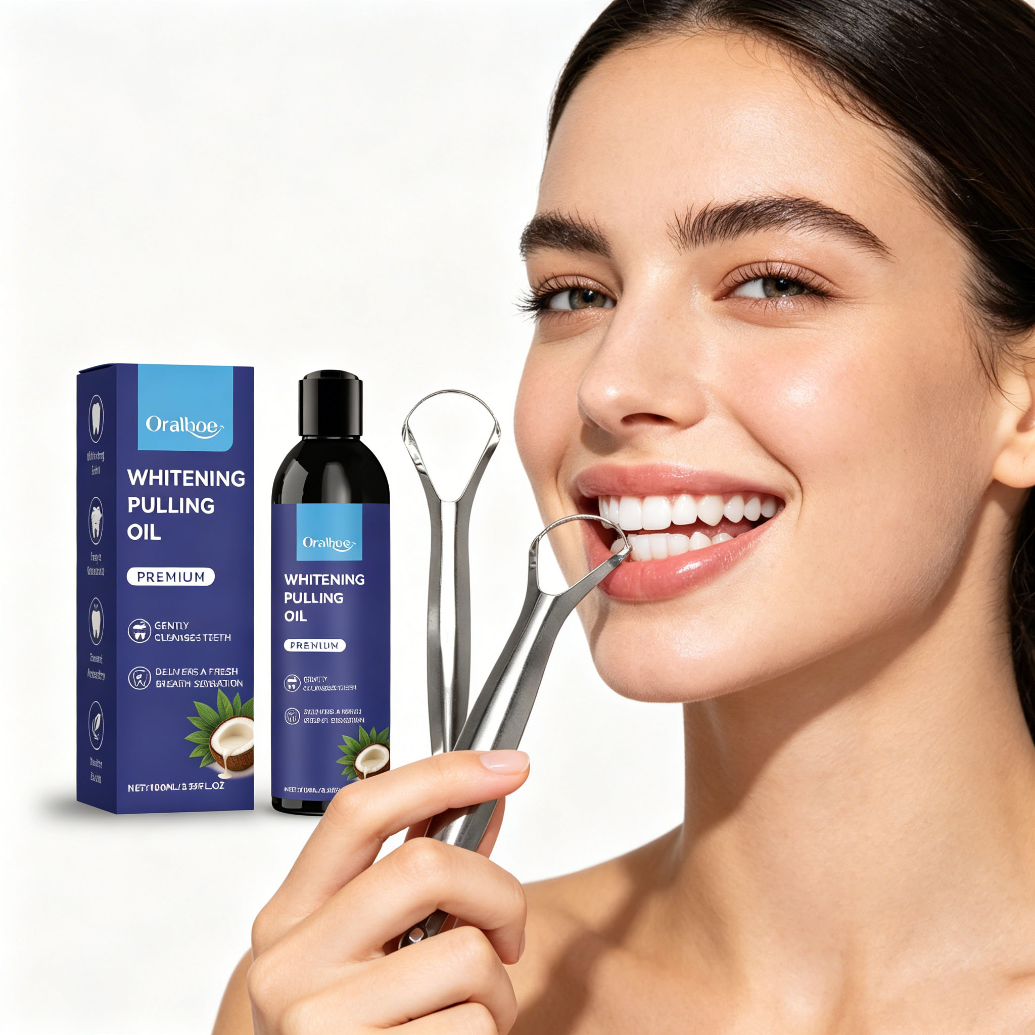 Kokosolie-munt mondwater alcoh - Coconut Oil Pull recensie en prijs