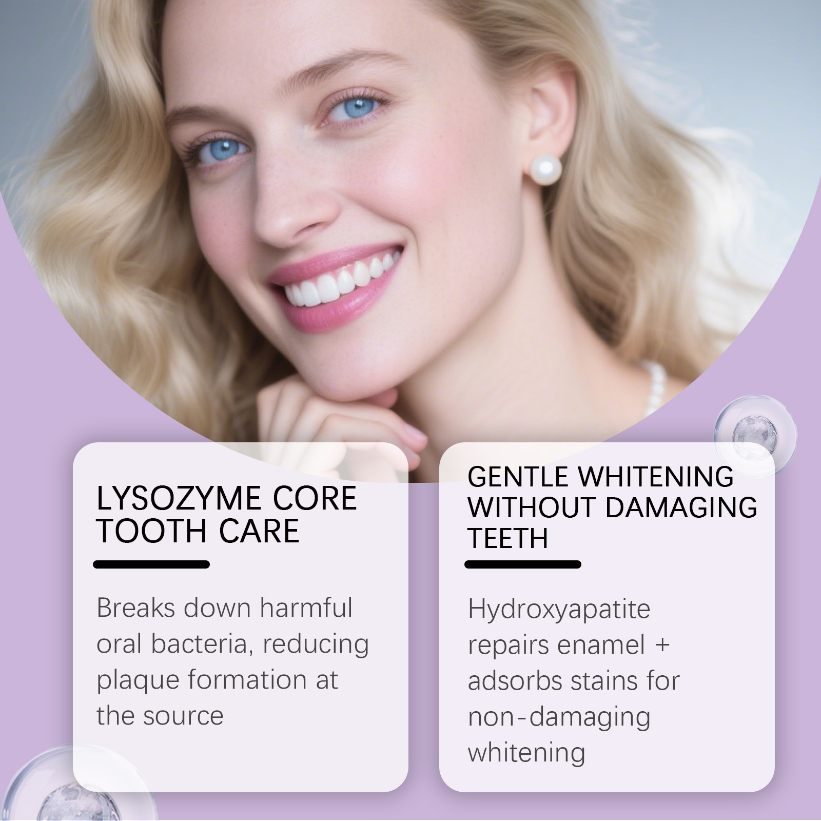 Hydroxyapatiet Witmakende Tand - Teeth Whitening Foam Toothpaste recensie en prijs